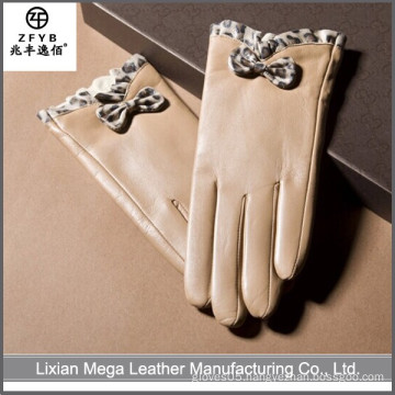 Hot China Products Wholesale Women Genuine Leather Gloves